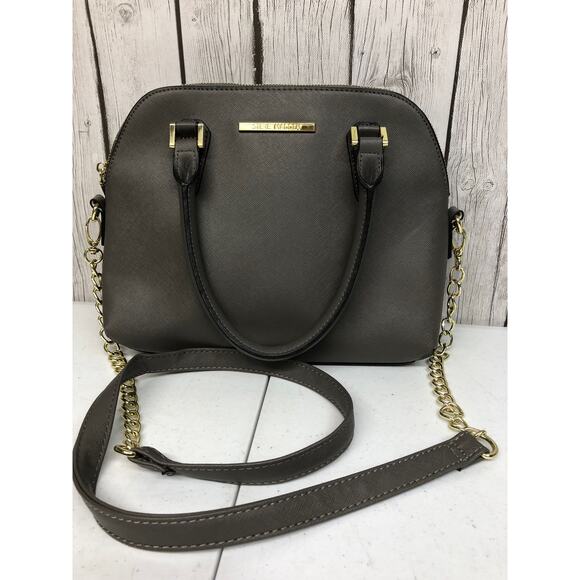 Steve Madden Handbags - Steve Madden Gray Dome Satchel